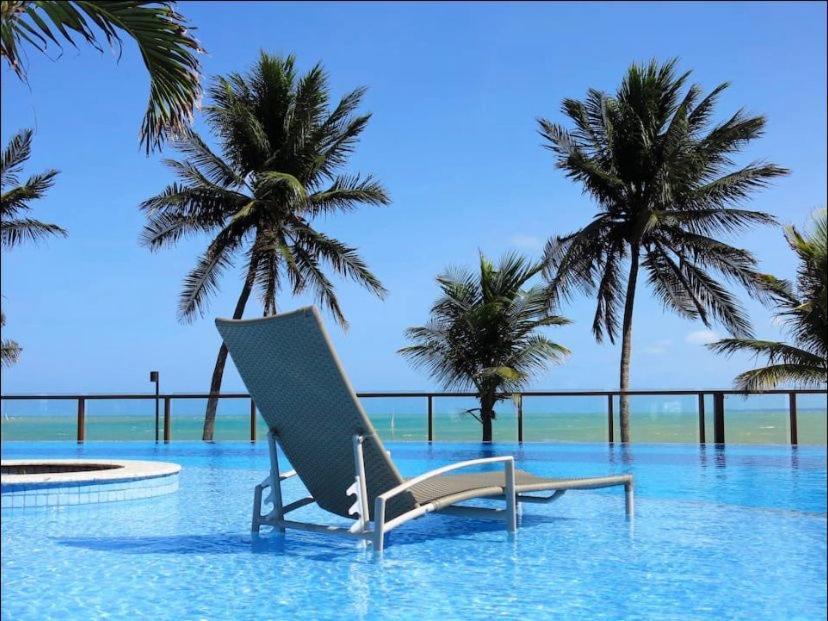 Apartamento A Beira Mar Com Piscina Estilo Resort Кабеделу Экстерьер фото